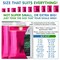 Hot Pink Bubble Mailers 8.5 x 11 Pack of 25 Padded Cushion Mailing Envelopes 8 1/2 x 11 Shipping Bags with Peel and Seal Glamour Hot Pink Metallic Foiled Bag for Mailing Packing